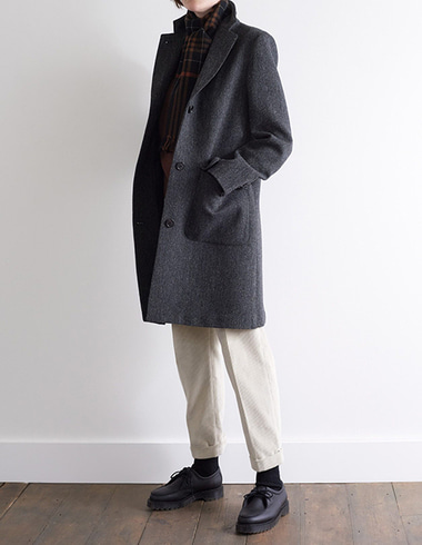 COAT WITH WRAP COLLAR